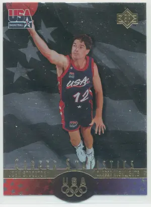 1996 Upper Deck USA Basketball Deluxe Gold Edition - John Stockton #S10 SP