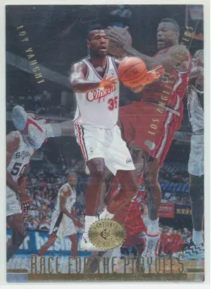 1995-96 SP Championship Series - Loy Vaught #129 Race for the Playoffs