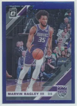 2019-20 Panini Donruss Optic - Marvin Bagley III #87 Purple Prizm Parallel