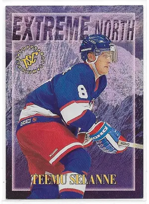 1995-96 Stadium Club Extreme North #2EN Teemu Selanne