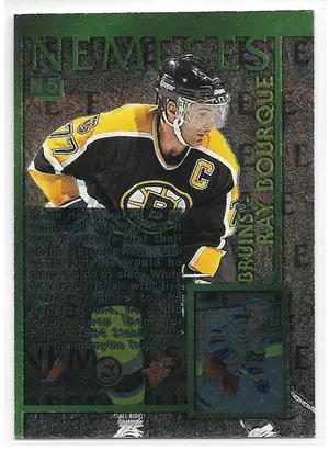 1995-96 Stadium Club Nemeses #N5 Brian Leetch & Ray Bourque