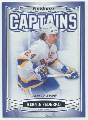 2006-07 PARKHURST - BERNIE FEDERKO #207 CAPTAINS 3051/3999