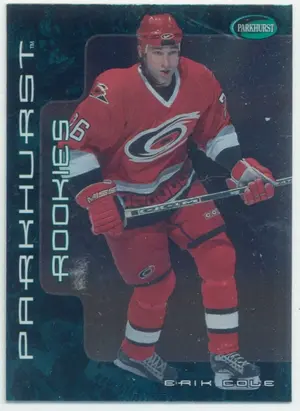 2001-02 PARKHURST - ERIK COLE #308 ROOKIES