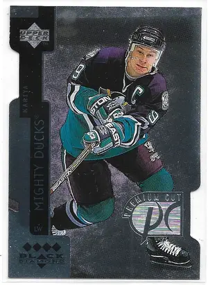 1997-98 Black Diamond Premium Cut Quadruple Diamond Vertical #PC26 Paul Kariya