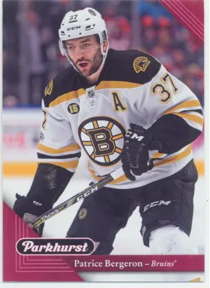2017-18 PARKHURST - PATRICE BERGERON #20 RED