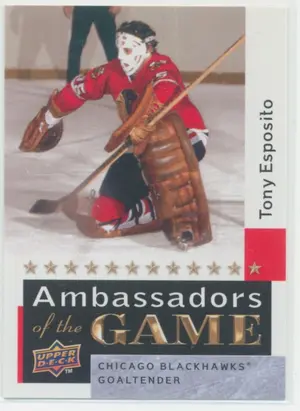 2009-10 UPPER DECK - TONY ESPOSITO #AG53 AMBASSADORS OF THE GAME