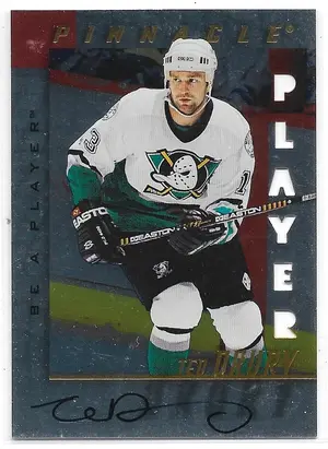 1997-98 Be A Player Autographs Die-Cut #84 Ted Drury