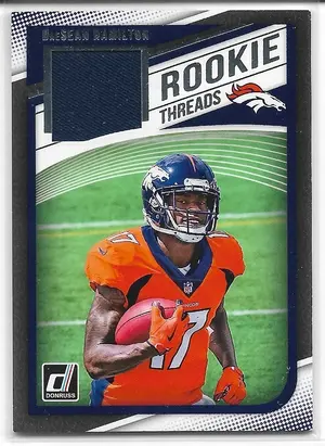 2018 Donruss Rookie Threads #38 DaeSean Hamilton