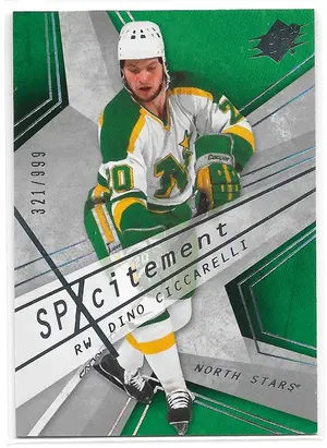 2008-09 SPx SPXcitement #X14 Dino Ciccarelli (321/999)