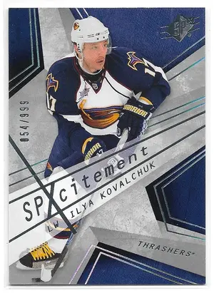 2008-09 SPx SPXcitement #X24 Ilya Kovalchuk (054/999)