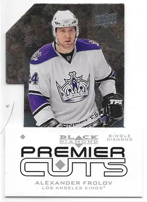2008-09 Black Diamond Premier Cuts #PDC11 Alexander Frolov (Single Diamond)