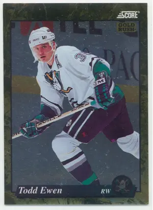 1993-94 SCORE (CDN) - TODD EWEN #565 GOLD RUSH⚠️