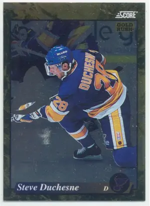 1993-94 SCORE (CDN) - STEVE DUCHESNE #659 GOLD RUSH