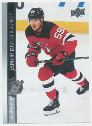 2020-21 UPPER DECK EXTENDED - JANNE KUOKKANEN #582 FRENCH VARIATION