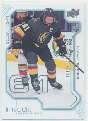 2020-21 UPPER DECK EXTENDED - MARK STONE #PP-19 PROS & PROSPECT 562/1000