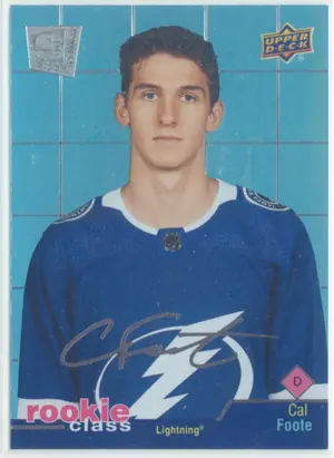 2020-21 UPPER DECK EXTENDED - CAL FOOTE #RC-30 ROOKIE CLASS