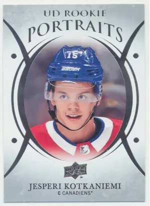 2018-19 UPPER DECK - JESPERI KOTKANIEMI #P-98 UD PORTRAITS