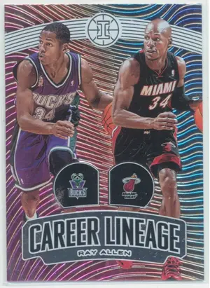 2019-20 Panini Illusions - Ray Allen #18 Career Lineage