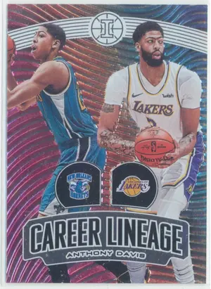 2019-20 Panini Illusions - Anthony Davis #21 Career Lineage