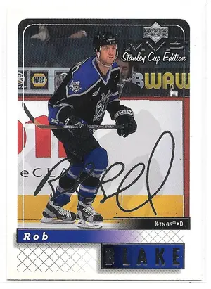 1999-00 MVP Stanley Cup Edition Silver Script #87 Rob Blake