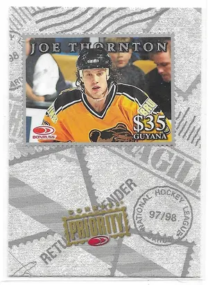 1997-98 Donruss Priority Stamps Silver #NNO Joe Thornton
