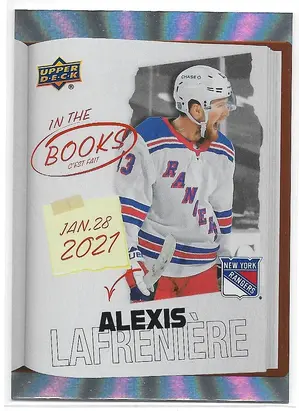 2024-25 Tim Hortons In The Books #ITB-6 Alexis Lafreniere