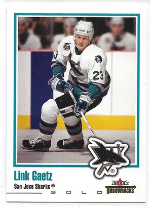 2002-03 Fleer Throwbacks Gold #57G Link Gaetz