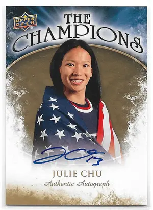 2009-10 Upper Deck The Champions Autograph #CH-JC Julie Chu
