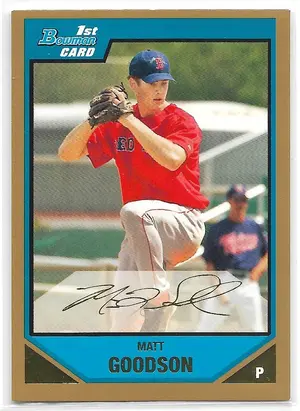 2007 Bowman Prospects Gold #BP69 Matt Goodson (1st)