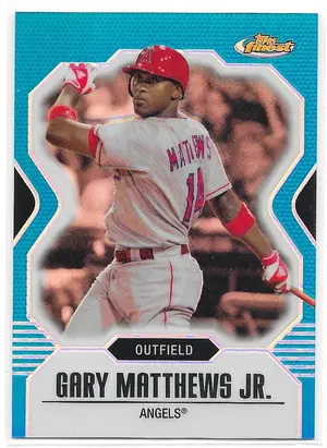 2007 Finest Refractor Blue #97 Gary Matthews Jr. (039/399)