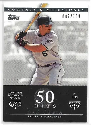 2007 Topps Moments & Milestones #62 Dan Uggla (007/150)