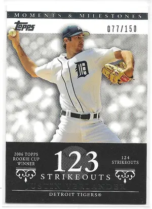 2007 Topps Moments & Milestones #64 Justin Verlander (077/150)