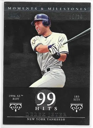 2007 Topps Moments & Milestones Black #83 Derek Jeter (05/29)