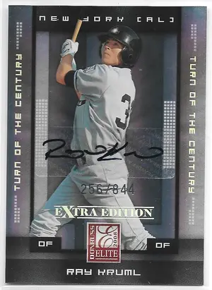 2008 Donruss Elite Extra Edition Signature Turn of the Century #81 Ray Kruml (256/844)