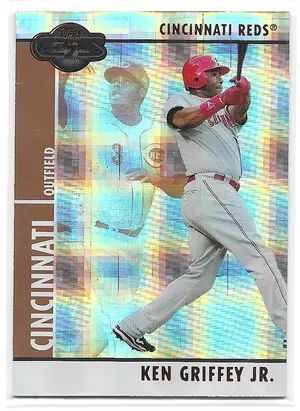 2008 Topps Co-Signers Hyper Plaid Bronze #036 Ken Griffey Jr. (12/75)