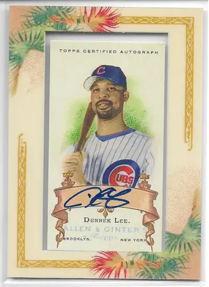 2006 Allen & Ginter Autographs #AGA-DL Derrek Lee