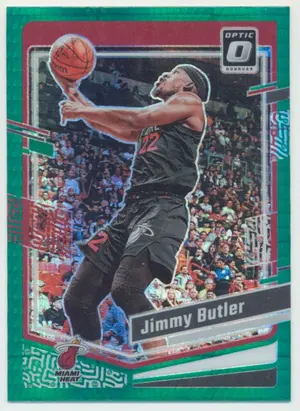 2023-24 Panini Donruss Optic - Jimmy Butler #154 Green Hyper Prizm Parallel