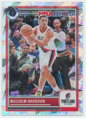2023-24 Panini NBA Hoops Premium Stock - Malcolm Brogdon #220 Ice Prizm Parallel