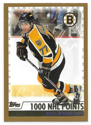 1999-00 Topps #276 Ray Bourque (Magic Moments - 1000 NHL Points)