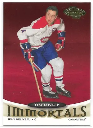 2000-01 UD Heroes #130 Jean Beliveau