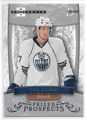 2007-08 Hot Prospects #198 Tom Gilbert RC (198/999)