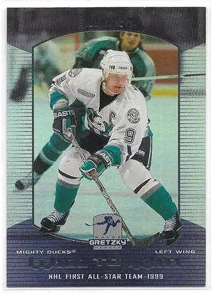 1999-00 UD Wayne Gretzky Will To Win #W1 Paul Kariya