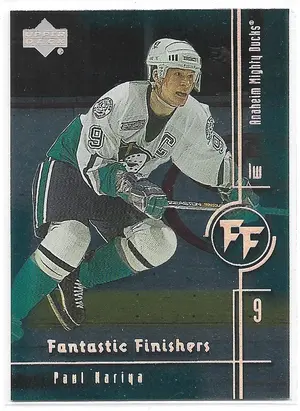 2000-01 Upper Deck Fantastic Finishers #FF1 Paul Kariya