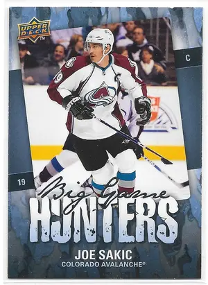 2008-09 Upper Deck Big Game Hunters #BGH-JS Joe Sakic SP