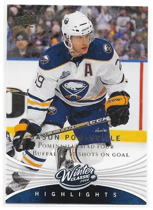 2008-09 Upper Deck Winter Classic Highlights #WC10 Jason Pominville