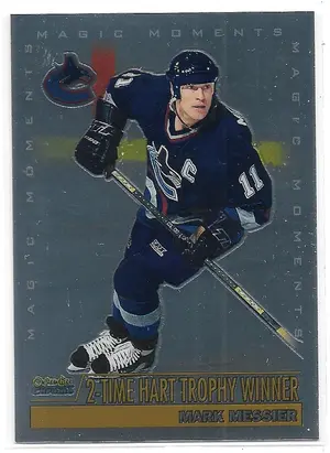 1999-00 OPC Chrome #283 Mark Messier (Magic Moments - 2-Time Hart Trophy Winner)