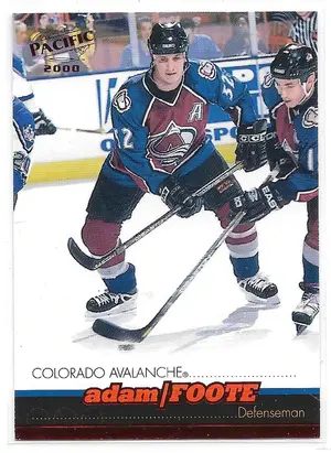 1999-00 Pacific Red #104 Adam Foote