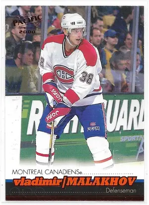 1999-00 Pacific Red #206 Vladimir Malakhov
