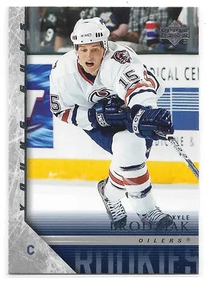 2005-06 Upper Deck #468 Kyle Brodziak RC (Young Guns)
