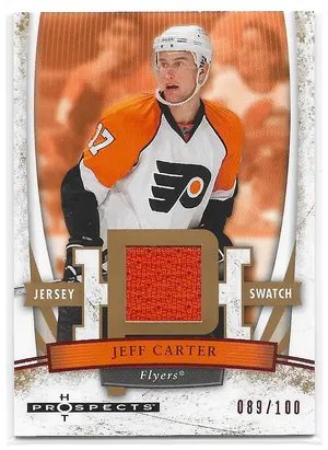 2007-08 Hot Prospects Red Hot #40 Jeff Carter (089/100)
